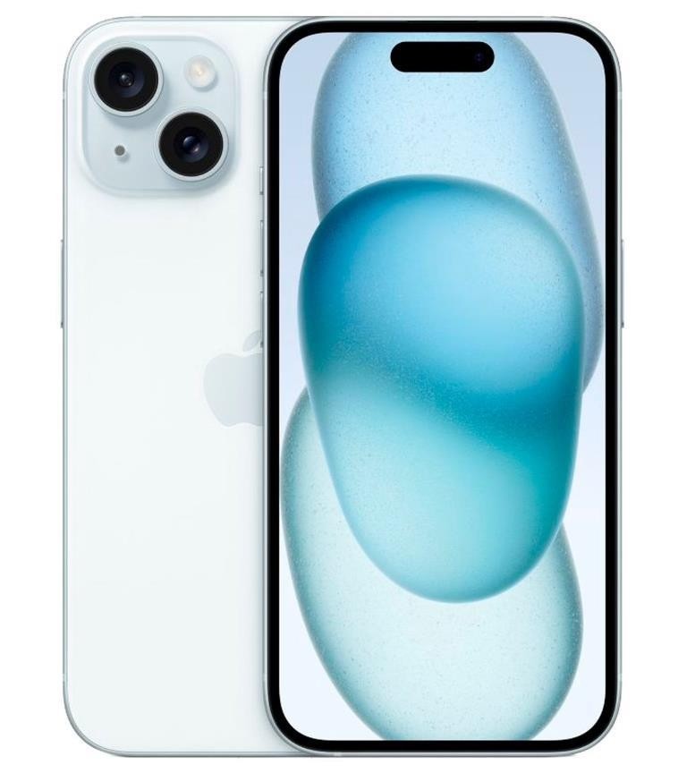 Смартфон APPLE IPHONE 15/256 Гб RAM 6Гб синий/Наличие WiFi/Наличие 3G/LTE/Наличие 4G/5G/Only eSIM MV9T3CH/A
