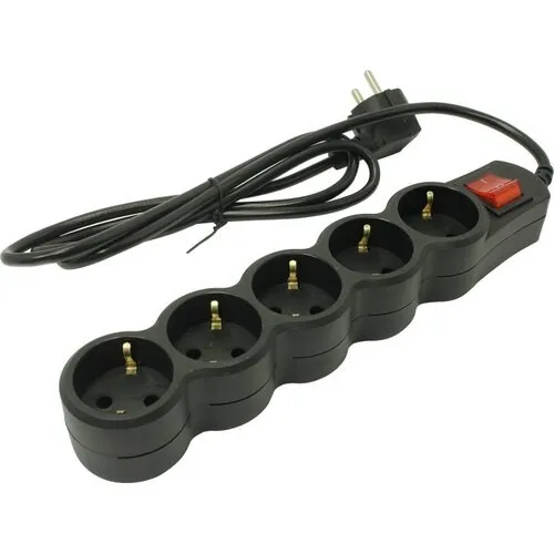 5bites SP5B-215 Сетевой фильтр SP5B-215 5S / 3*0.75MM2 / 1.5M / BLACK
