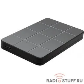 AgeStar 3UB2P1(6G) USB 3.0 Внешний корпус 2.5" SATAIII HDD/SSD пластик, чёрный [06992/14661]