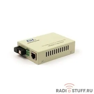 GIGALINK GL-MC-UTPF-SC1F-18SM-1550-N Конвертер из UTP, 100Мбит/c в WDM, без LFP, SM, SC, Tx:1550/Rx:1310, 18 дБ (до 20 км)