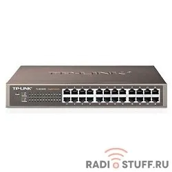 TP-Link TL-SG1024D 24-портовый гигабитный настольный/монтируемый в стойку коммутатор SMB