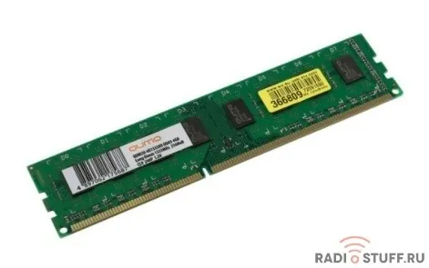 QUMO DDR3 DIMM 4GB (PC3-10600) 1333MHz QUM3U-4G1333C9