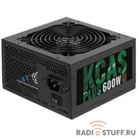 Aerocool 600W RTL KCAS-600 PLUS  { 80+ bronze (24+4+4pin) APFC 120mm fan 7xSATA RTL}