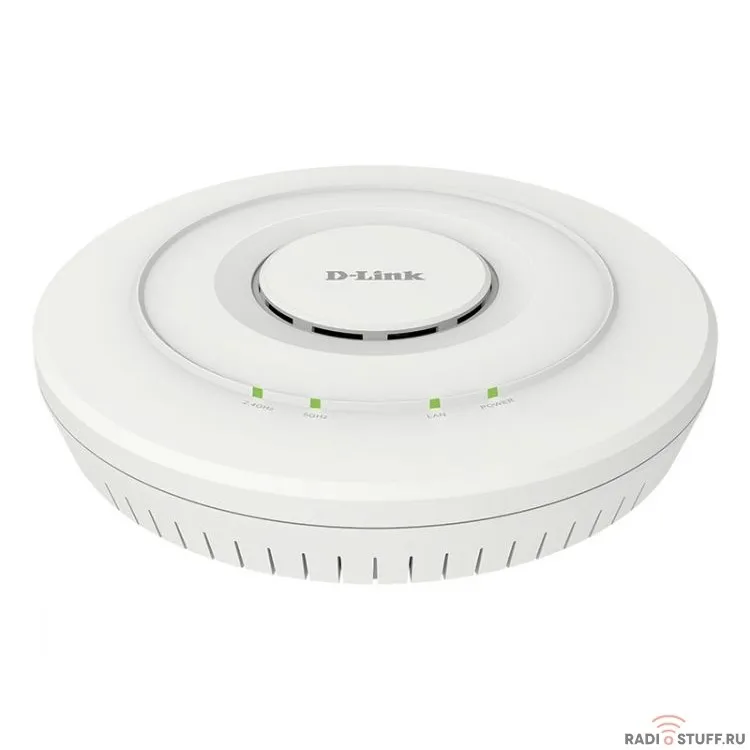 D-Link DWL-6610AP/RU/B1A PROJ Беспроводная двухдиапазонная унифицированная точка доступа AC1200 с поддержкой PoE (поставляется в корпусе класса Plenum, адаптер питания в комплект поставки не входит)