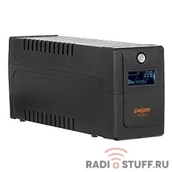 Exegate EP285562RUS ИБП ExeGate Power Smart ULB-800.LCD.AVR.C13.RJ.USB <800VA/480W, LCD, AVR, 4*IEC-C13, RJ45/11, USB, Black>