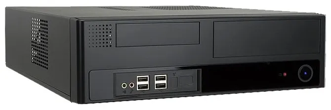 Slim Case InWin BL641 Black 300W 4*USB+AirDuct+Fan+Audio mATX*6102794