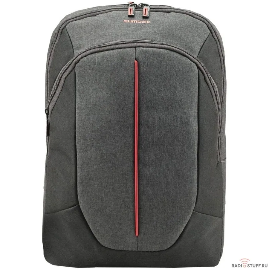 Сумка SUMDEX PON-263GY(полиэстр  серый до 15,6")