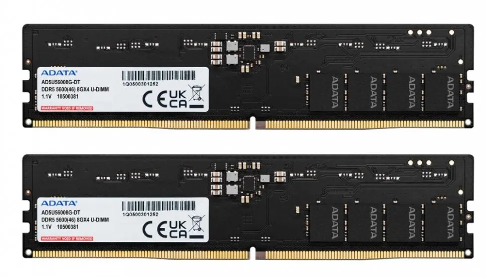 Модуль памяти DIMM 16GB DDR5-5600 AD5U56008G-DT ADATA