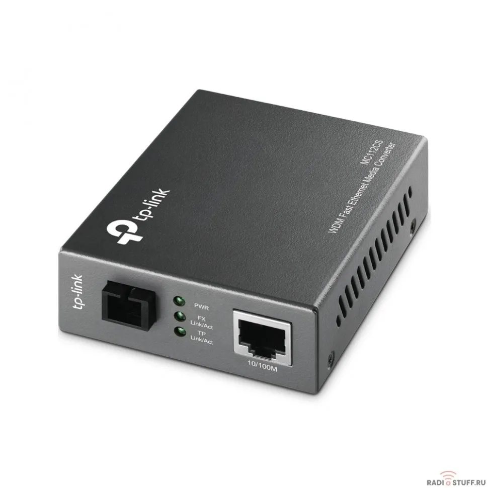 TP-Link MC112CS WDM медиаконвертер Fast Ethernet 10/100 Мбит/с