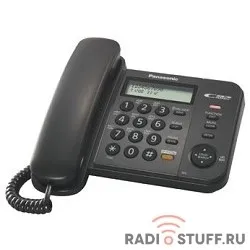Panasonic KX-TS2358RUB (черный) {АОН,Caller ID,ЖКД,блокировка набора,выключение микрофона,кнопка "пауза"}