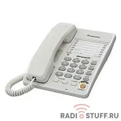 Panasonic KX-TS2363RUW (белый) {однокноп.набор 20 ном., спикерфон, автодозвон}