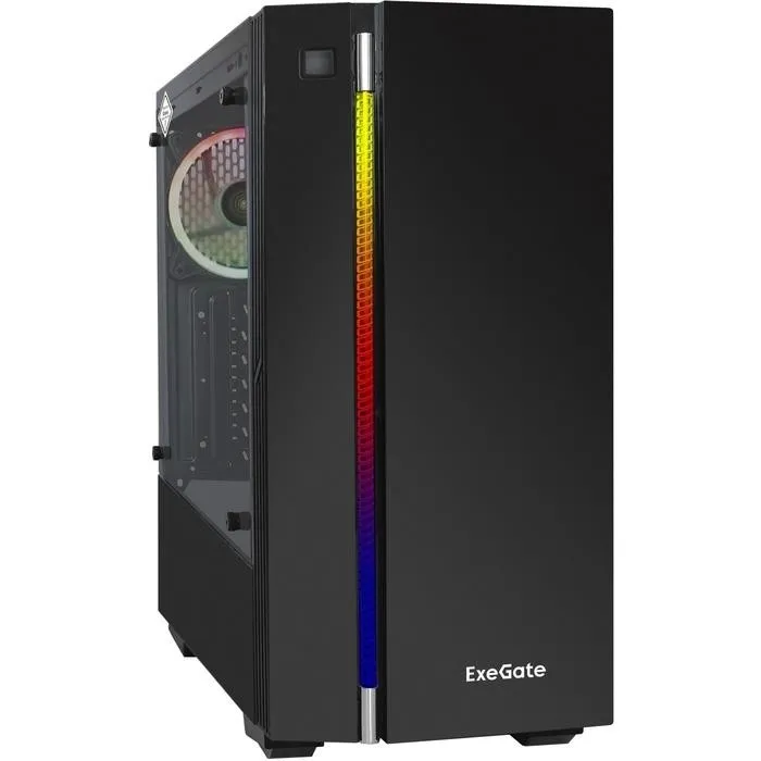 Корпус EXEGATE MidiTower без Б/П Цвет черный EX283741RUS