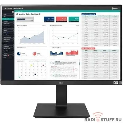 LCD LG 24.1" 24BQ55WY-B черный {IPS 1920x1200 16:10 60Hz 5ms 8bit(6bit+FRC) 1000:1 300cd 178/178  DVI HDMI DisplayPort 2xUSB3.0 HAS 2x2W Pivot VESA}