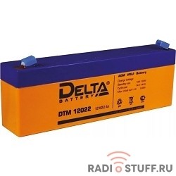 Delta DTM 12022  (2.2 А\ч, 12В) свинцово- кислотный аккумулятор  