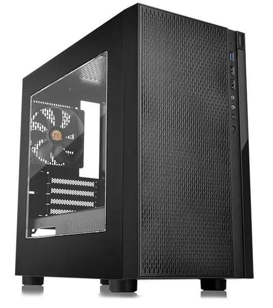 Case Tt Versa H18 [CA-1J4-00S1WN-00] mATX / win / black / no PSU