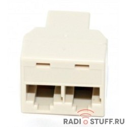 5bites LY-US027 Адаптер проходной  RJ-45 8P8C F/2F