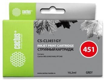 Картридж GREY 10.2ML CS-CLI451GY CACTUS