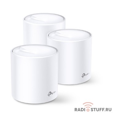 TP-Link DECO X60(3-pack) AX3000 Домашняя Mesh Wi-Fi система