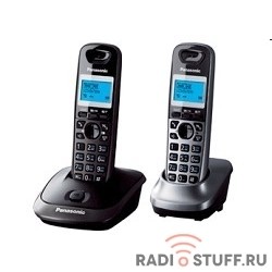 Panasonic KX-TG2512RU2 {Доп трубка в комплекте, АОН, Caller ID, спикерфон, полифония}