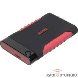 Silicon Power Portable HDD 2Tb Armor A15 SP020TBPHDA15S3L {USB3.0, 2.5", Shockproof, black-red}