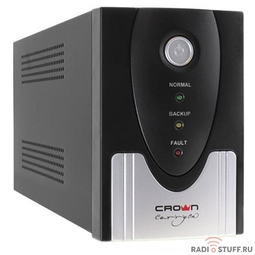 CROWN ИБП CMU-SP800IEC USB {(1x12V.9AH) 8*IEC С13 + 1*IEC С13 bybass, порт USB, LCD-экран} 