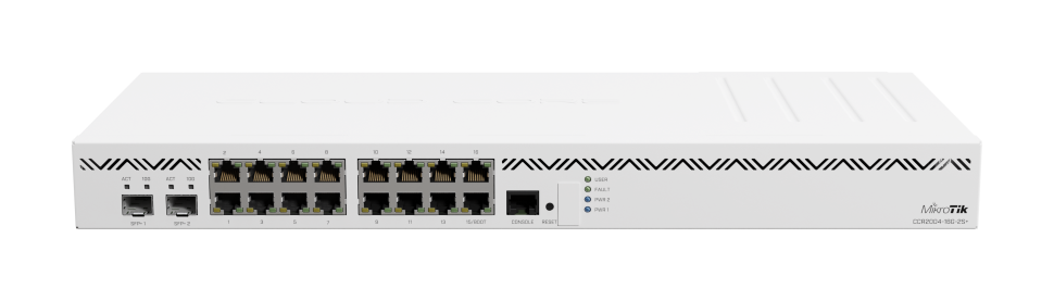 MikroTik CCR2004-16G-2S+ маршрутизатор 