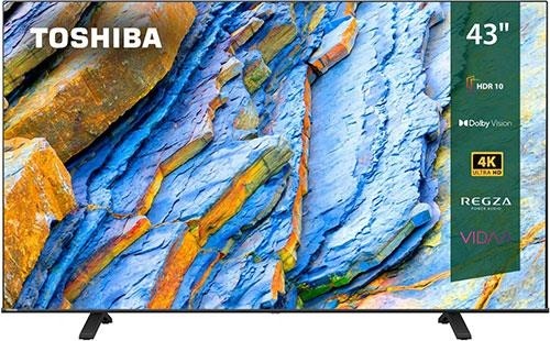Телевизор TOSHIBA 43" 4K 3840x2160 TV Bluetooth Wi-Fi Direct VIDAA черный 43C350LE