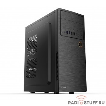 PCC-ATX-E180-USB24-450W Корпус ATX Miditower E180, c БП ATX450-12EC (450W/120mm), 4*USB 2.0, HD Audio+Mic, Black