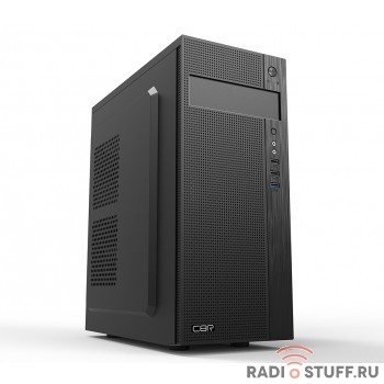 PCC-ATX-E185-USB31-USB22-450W Корпус ATX Miditower E185, с БП ATX450-12EC (450W/120mm), 1*USB 3.0, 2*USB 2.0, HD Audio+Mic, Black