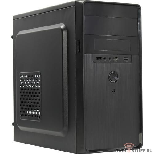 Exegate EX286412RUS Корпус Minitower ExeGate BA-309 (mATX, без БП, 2*USB, HD аудио, черный)