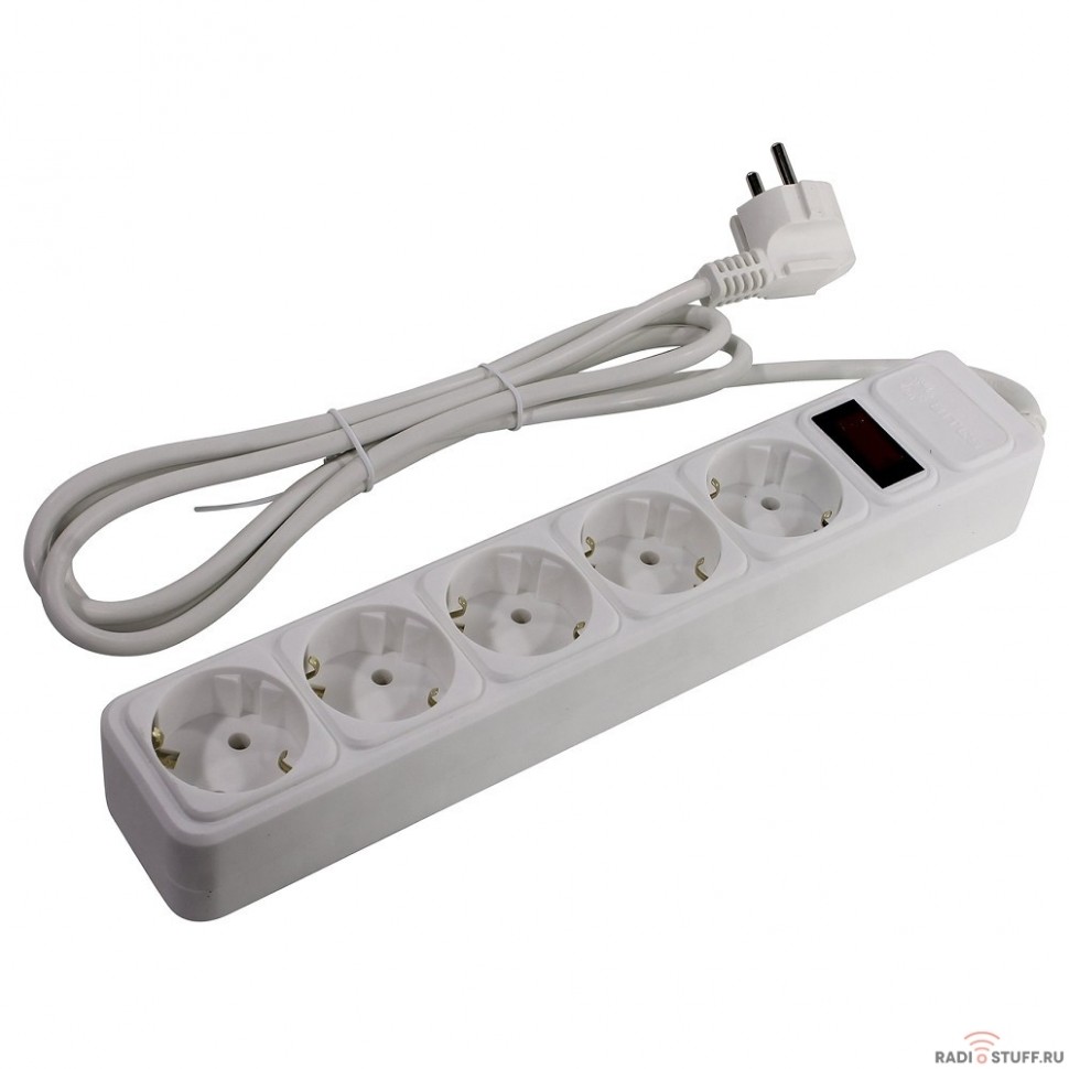 5bites SP5W-130 Сетевой фильтр  5S / 3*0.75MM2 / 3M / WHITE