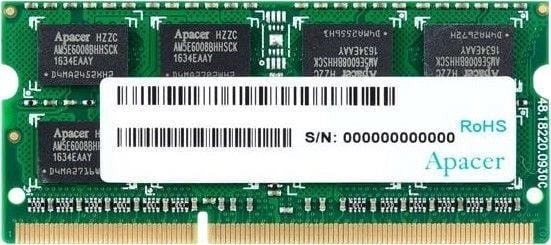 Модуль памяти для ноутбука SODIMM 8GB PC12800 DDR3 SO DV.08G2K.KAM APACER