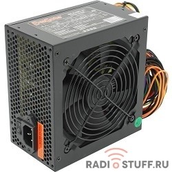 Exegate EX221636RUS Блок питания 400W ATX-400NPXE(+PFC), black, 12cm fan, 24+4pin, 6pin PCI-E, 3*SATA