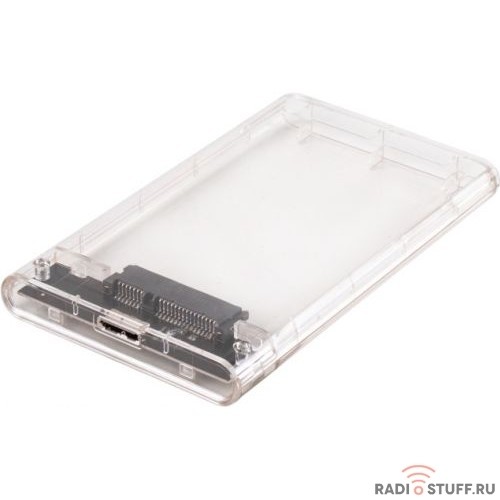 AgeStar USB 3.0 Внешний корпус 2.5&quot; SATAIII HDD/SSD AgeStar 3UB2P4 (TRANSPARENCY) пластик, прозрачный {50}  (672691)(17312)