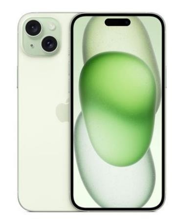 Смартфон APPLE IPHONE 15 PLUS/256 Гб RAM 6Гб зеленый/Наличие WiFi/Наличие 3G/LTE/Наличие 4G/5G/Only eSIM MTXK3ZA/A